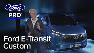 Hans Schep stellt neuen vollelektrischen Ford ETransit Custom vor  Ford Deutschland [upl. by Netsreik990]