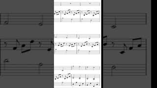 Canon In D  Violin sheet music piano [upl. by Canter862]