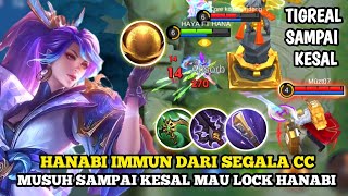 HANABI HERO OP BANGET DI RANK MAU DIGANG GIMANAPUN TETAP GAK MATIMATI  BEST BUILD TERSAKIT  MLBB [upl. by Aelahs]