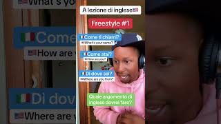 Lezione di inglese Freestyle 1 inglese ingleseperitaliani modididireininglese [upl. by Sukhum]