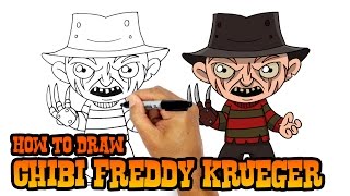 How to Draw Freddy Krueger  Nightmare on Elm Street [upl. by Rokach]