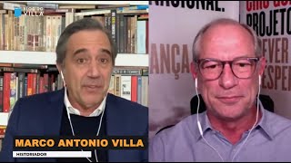 Projeto Nacional Marco Antonio Villa entrevista Ciro Gomes [upl. by Armbrecht]