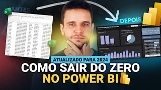 Aprenda Power BI do zero em apenas UMA AULA Atualizado 2024 [upl. by Yadnus]