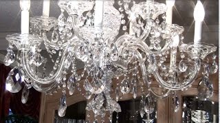 How to Clean a Crystal Chandelier [upl. by Lessur]