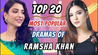 Ramsha Khan Mega Hit Dramas  Ramsha Khan Drama List  Pakistani Actress  Best Pakistani Dramas [upl. by Itisahc26]