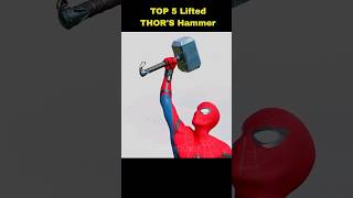 Thor hammer lifted superhero list marvel marvelhindi [upl. by Akemej]