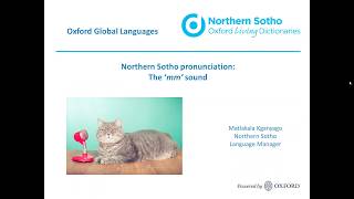 Oxford Northern Sotho dictionary the mm sound [upl. by Sorodoeht]