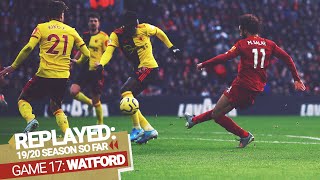 REPLAYED Liverpool 20 Watford  Salah doubles up to beat Watford [upl. by Gunn369]