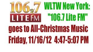 WLTW quot1067 Lite FMquot Brings Back the Holiday Lite 111612 [upl. by Iad920]