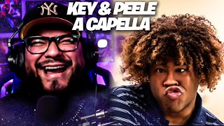 First Time Watching Key amp Peele  A Cappella Reaction [upl. by Photima]