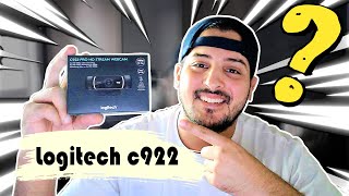 Logitech c922 Pro HD Webcam Unboxing Review  Logitech c922 مراجعة وعرض مميزات الويب كام [upl. by Marigolda]