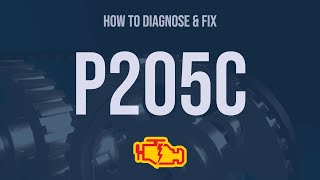 How to Diagnose and Fix P205C Engine Code  OBD II Trouble Code Explain [upl. by Sualocin211]