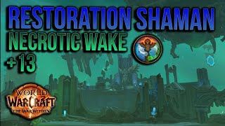 13 Necrotic Wake 💪 Restoration Shaman POV amp Commentary 👀 Pug NO Comms❓1102 The War Within [upl. by Carley]