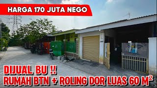 Dijual rumah tipe 4560  cocok untuk usaha  harga murah 170 juta nego sampai jadi [upl. by Mayfield52]