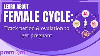 All about Female Cycle Get PregnantTrack period amp Ovulation Premom India periodtracking [upl. by Jo-Anne]