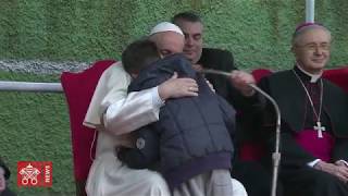 iL POMERIGGIO DEL PAPA A CORVIALE 20180415 [upl. by Sima]