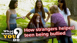 How strangers helped teen being bullied  WWYD [upl. by Nodnol]