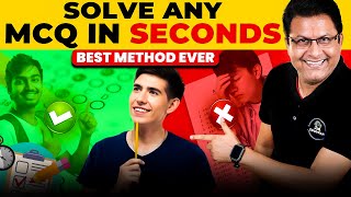 THIS METHOD WILL HELP YOU SOLVE ANY MCQ IN SECONDS [upl. by Nolie420]