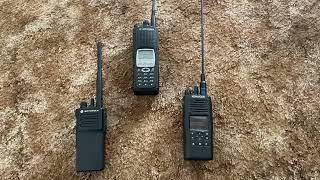 3 Talk Permit Tones on 3 Different Radios [upl. by Aggri]