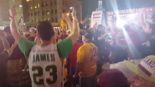 Cavs Game 7 Fan Reaction last minute [upl. by Grey]