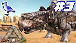 ARK Scorched Earth  How to tame a Morellatops  E3 [upl. by Ettenotna]