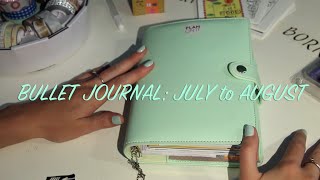 Bullet Journal Flip Through July to August [upl. by Nylaras625]