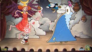 CUPHEAD Coop Boss Fight 16  Sally Stageplay NO DAMAGE [upl. by Stav]