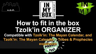 Tzolkin organizer  how to fit in the box [upl. by Cr]