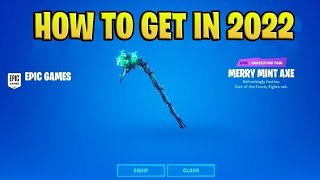 How to Get MINTY PICKAXE for FREE in Fortnite Chapter 3 [upl. by Cristi678]