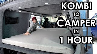 HOW TO FIT A FORTY WINKS KOMBI BED IN YOUR KOMBI SWB and LWB Hints and tips [upl. by Hoeg]