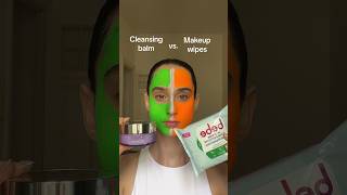 Cleansing Balm vs Makeup Wipes makeup [upl. by Oihsoy636]