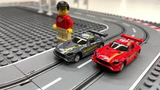 New Micro Slot Racing  World’s Smallest Slot Car Race  Compatible with Bricks [upl. by Aligna]