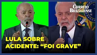 LULA FALA PELA PRIMEIRA VEZ SOBRE ACIDENTE DOMÉSTICO SOFRIDO NO ÚLTIMO FIM DE SEMANA [upl. by Ky]