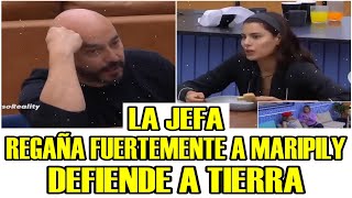 LA JEFA REGAÑA FUERTEMENTE A MARIPILY Y DEFIENDE A TIERRA LA CASA DE LOS FAMOSOS 4 EN VIVO [upl. by Helbona]