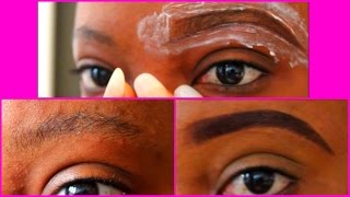 COMMENT AVOIR DE BEAUX SOURCILS MA TECHNIQUE [upl. by Staford560]