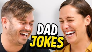 Dad Jokes  Dont laugh Challenge  Sam vs Matt  Raise Your Spirits [upl. by Girvin]