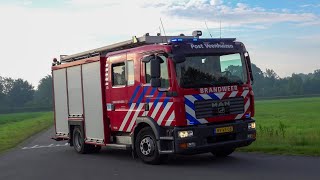 Brandweer Veenhuizen met spoed naar brandalarm DJI [upl. by Koeppel]