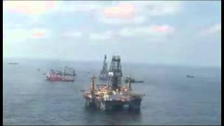 2010 Overflight of the Deepwater Horizon Gulf Oil Spill [upl. by Alathia560]