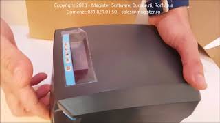 Unboxing Imprimanta Fiscala Datecs FP700 by Magister Software [upl. by Adnouqal]