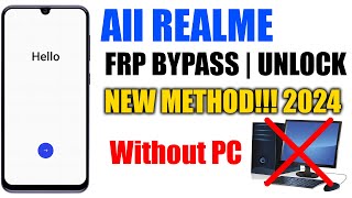 All Realme FRP Bypass Android 13 Without pc  Realme Google Account Remove [upl. by Anola]