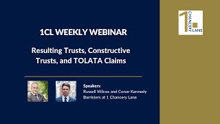 Resulting Trusts Constructive Trusts amp TOLATA Claims [upl. by Gonta]