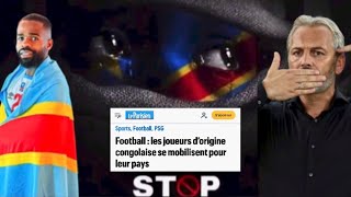 Belle initiative des joueurs congolais ou dorigines congolaises face au conflit qui secoue la rdc [upl. by Dasi]