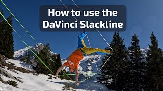 SlacklineTutorial  How to use the DaVinci Line [upl. by Horan]