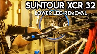 Suntour XCR Service  Lower Leg [upl. by Camus]