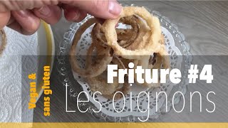 Friture 4 les oignons  rondelles d’oignons frits  onions rings  oignons rings  facile gluten [upl. by Murielle504]