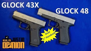 NEW Glock 43X amp Glock 48  1st Hundred [upl. by Ardeth]