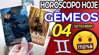 🆘 URGENTE 🆗 QUE SURPRESA VOCÊ VAI TER 🤬 Gêmeos ♊ 4 Setembro 2024  Horoscopo do dia de hoje ♊ Tarot [upl. by Arednaxela334]