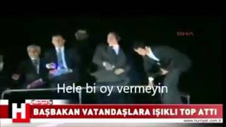 Recep tayyip erdoğan vatandaşa ışıklı top atıyor Altyazı edition [upl. by Nitin]