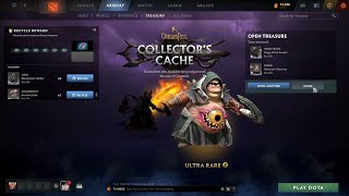 DOTA 2 CROWNFALL COLLECTORS CACHE TREASURE OPENING  GOT THE PUDGE IN THE 29TH  2X JUGG VERY RARE [upl. by Annailuj]