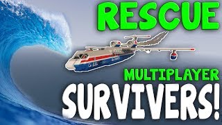 TSUNAMI RESEARCHER RESCUE  Stormworks Build and Rescue  Multiplayer [upl. by White]